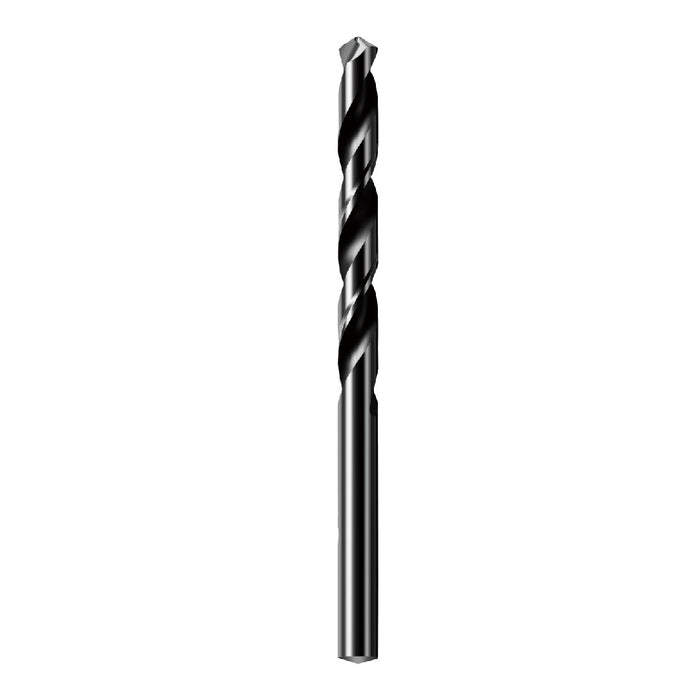 Handree Taper Length Drill Bits, HSS, 135 Degrees Split Point, Round Shank, Black Oxide Finish