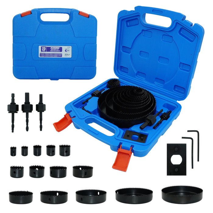 Handree 23 Pcs Wood Hole Saw Set