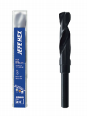 Handree Reduced Shank Drill Bits, HSS, 135 Degrees Split Point, Black Finish