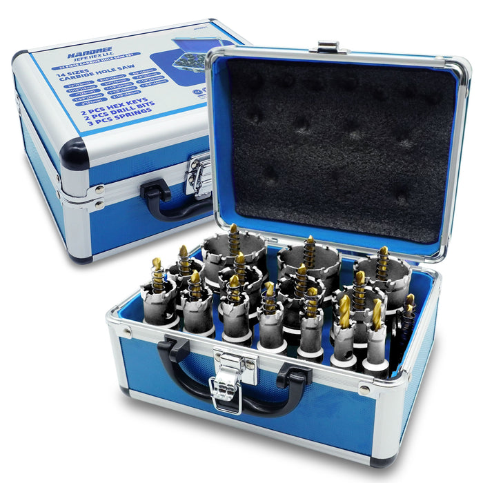 Handree 21 Pcs Carbide Hole Saw Set
