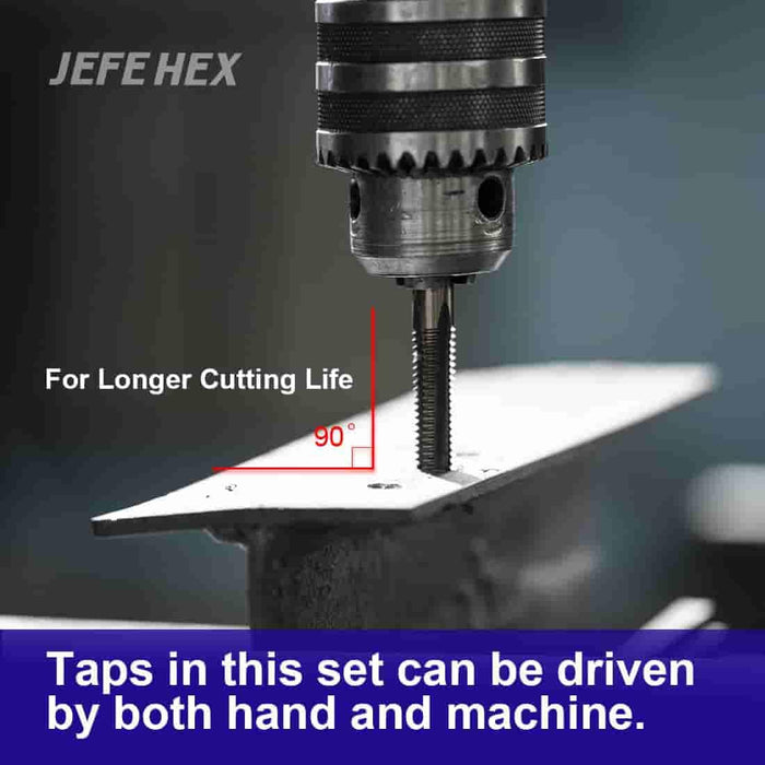 Handree 18 Pcs Metric Drill and Tap Sets