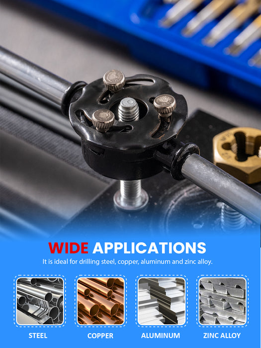 Handree 60 Pcs Tap and Die Set