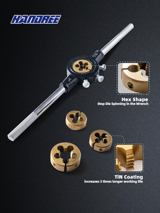 Handree 45 Pcs Tap and Die Set