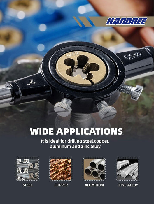 Handree 45 Pcs Tap and Die Set