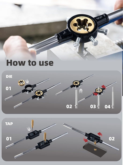 Handree 45 Pcs Tap and Die Set