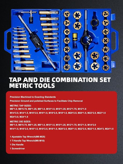 Handree 45 Pcs Tap and Die Set