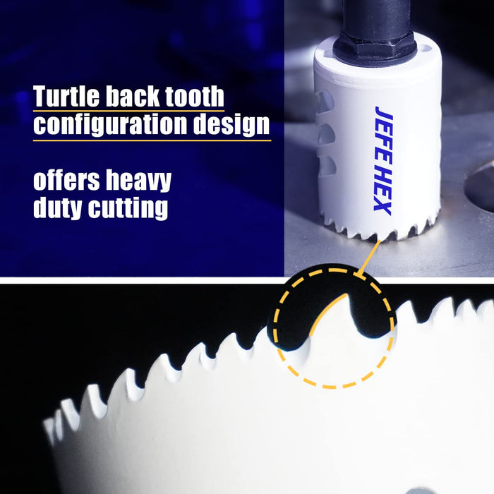 Handree 13 Pcs Bi-Metal Hole Saw Set