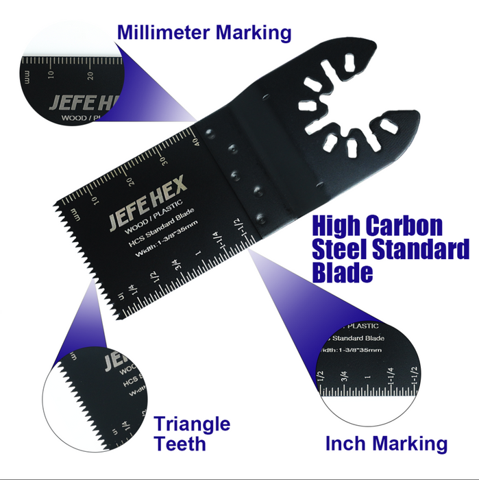 Handree Oscillating Saw Blades 1-3/8 Inch (100 PCS)
